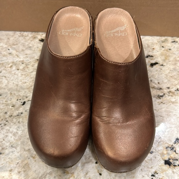 Dansko Abbie Mules - Metallic Bronze Size 37 - Picture 6 of 7